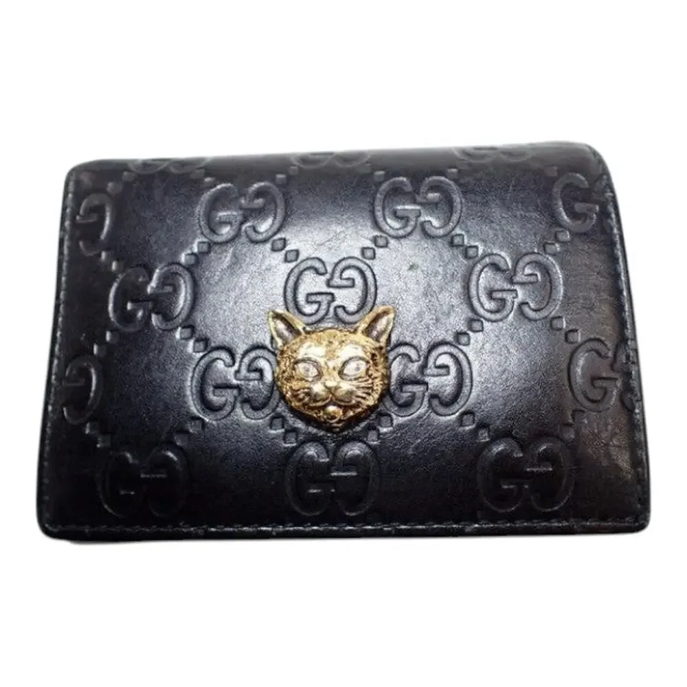 7149 - Gucci Guccissima Animalier Compact Wallet